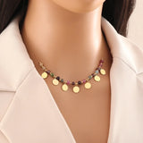 18K Gold Plated Beaded l Necklaces