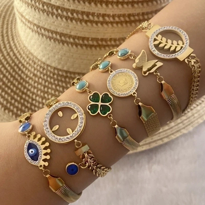 Bohemian Coin 18K Gold Plated