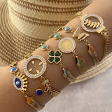 Bohemian Coin 18K Gold Plated