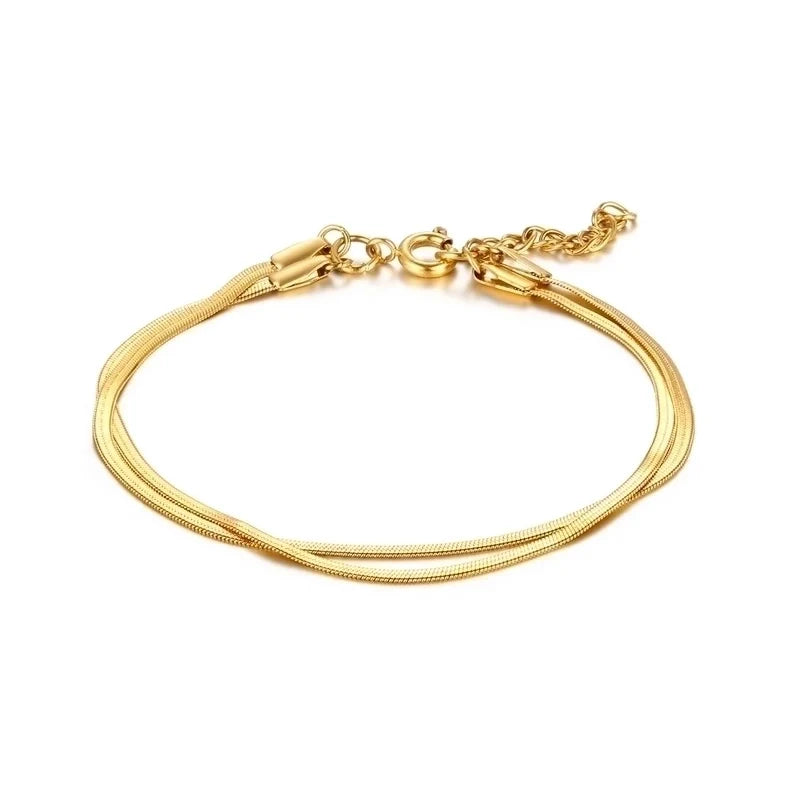 18K Gold Plated Bracelets In Bulk