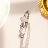 Moderate Luxury Titanium 18K Gold Plated Bangles