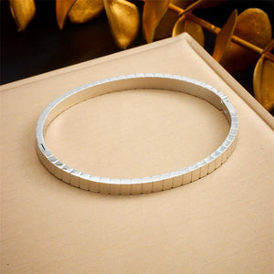Fashion Round Electroplating Bangles