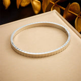 Fashion Round Electroplating Bangles